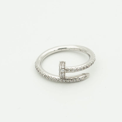 [ORA]JUSTE RING 1.8MM SILBER DIAMANTEN