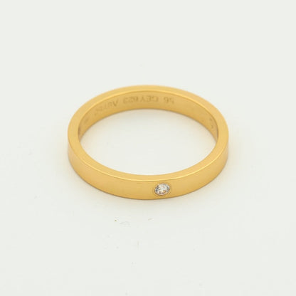 [ORA]LOVE RING 4MM 1 DIAMOND