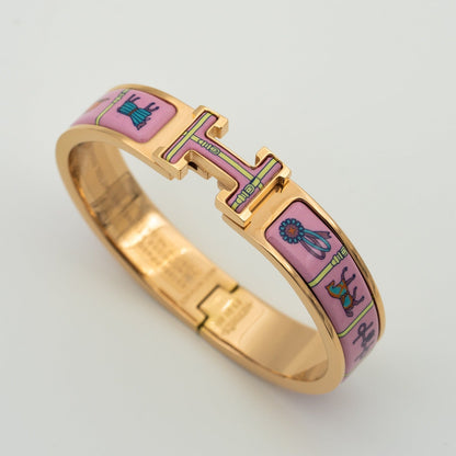 [ORA]H PINK GOLD BRACELET PINK CERAMIC