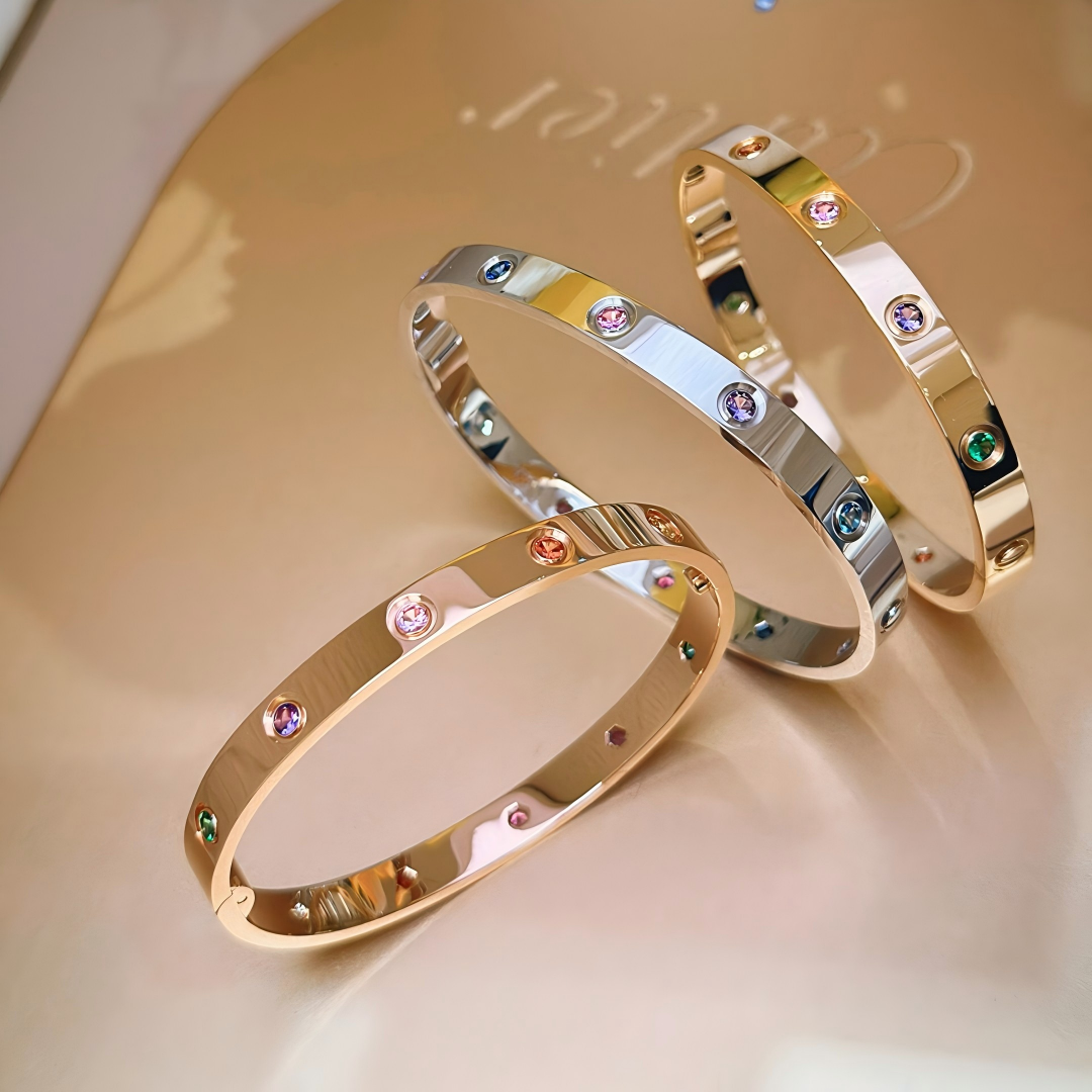[ORA]2026 RAINBOW LOVE BRACELET 6.1MM  10 DIAMONDS