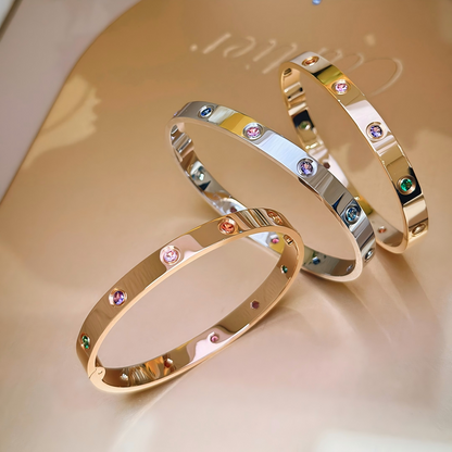 [ORA]2026 RAINBOW LOVE BRACELET 6.1MM  10 DIAMONDS