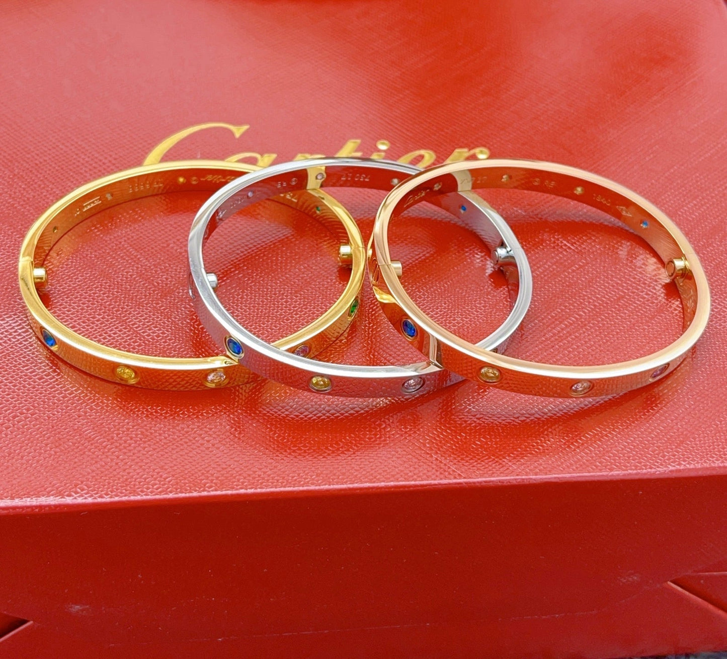 [ORA]2026 RAINBOW LOVE BRACELET 6.1MM  10 DIAMONDS
