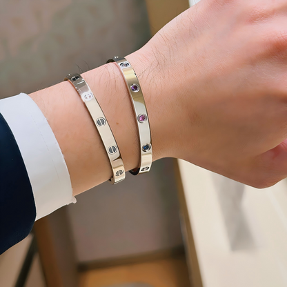 [ORA]2026 RAINBOW LOVE BRACELET 6.1MM  10 DIAMONDS