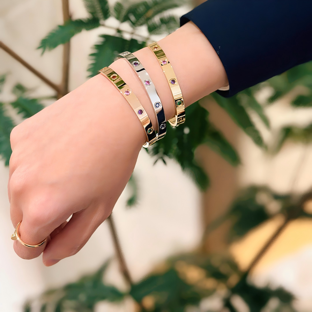 [ORA]2026 RAINBOW LOVE BRACELET 6.1MM  10 DIAMONDS
