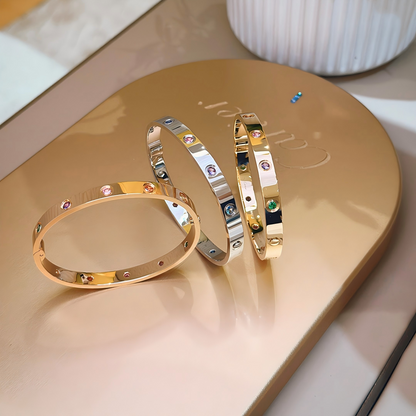 [ORA]2026 RAINBOW LOVE BRACELET 6.1MM  10 DIAMONDS