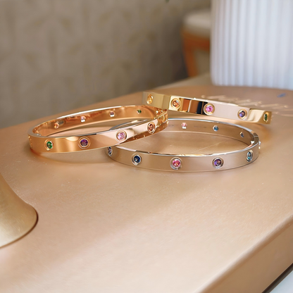 [ORA]2026 RAINBOW LOVE BRACELET 6.1MM  10 DIAMONDS