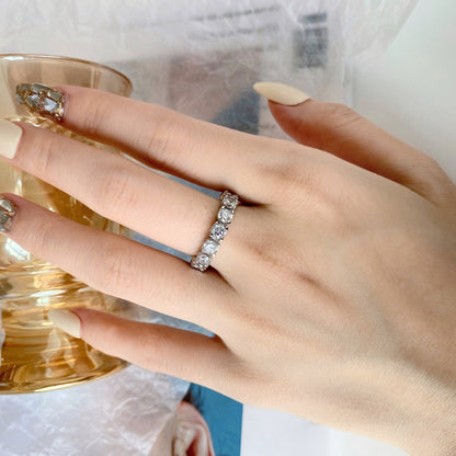 [ORA ]Eternity Round Cut Tennis Ring