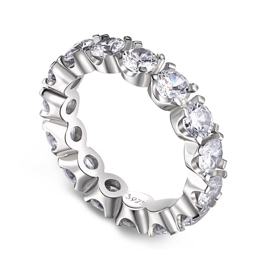 [ORA]Eternity Round Cut Tennis Ring