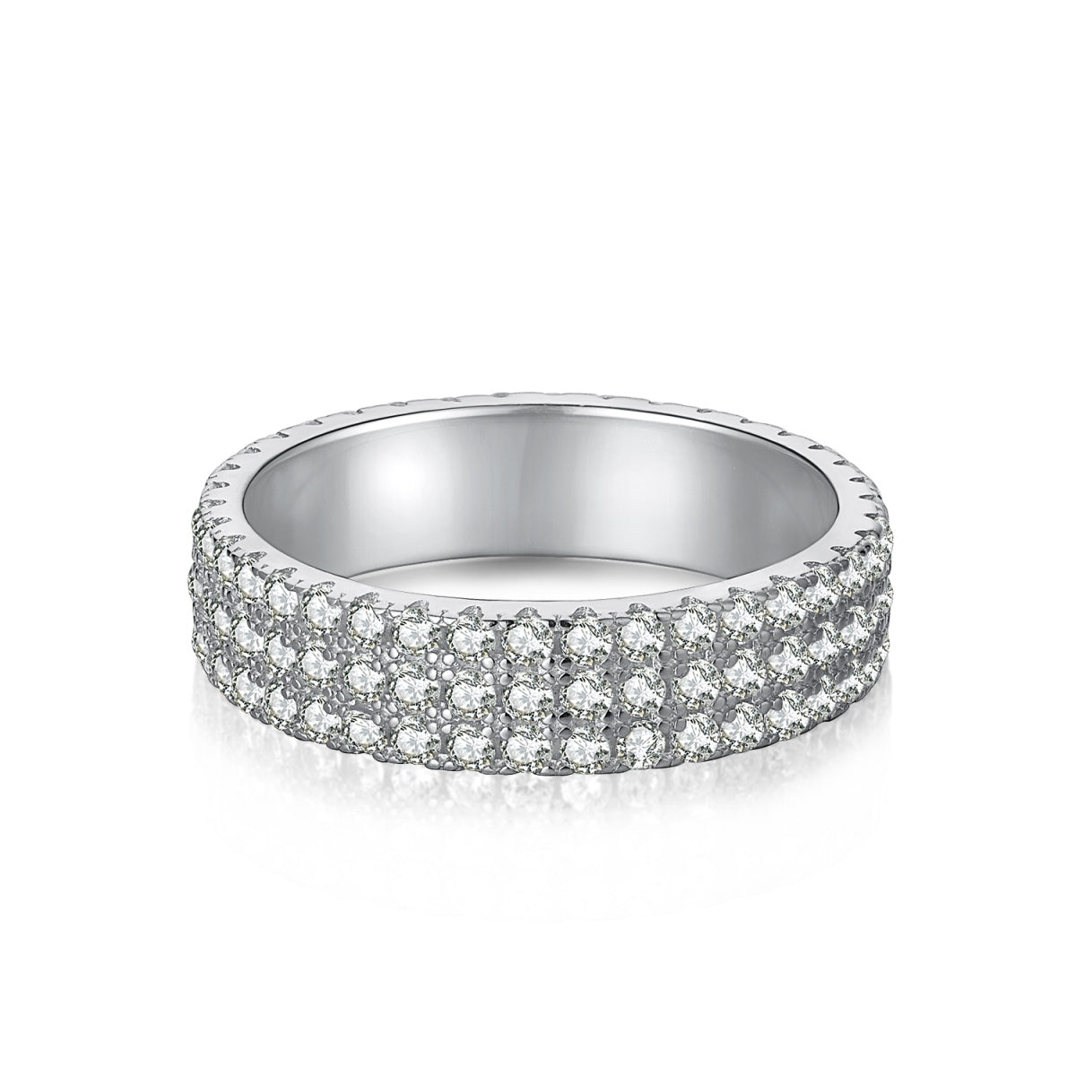 [ORA ]Dainty Round Cut Tennis Ring