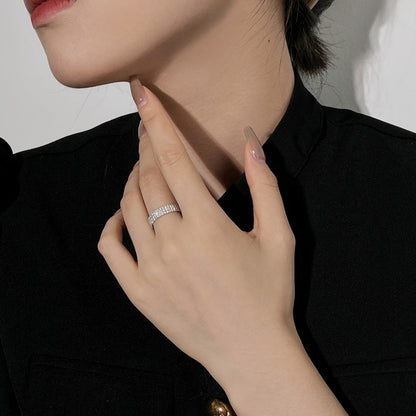 [ORA ]Dainty Round Cut Tennis Ring