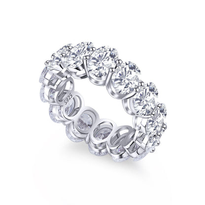[ORA ]Dainty Elongated Cushion Cut Tennis Ring