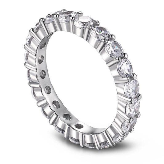 [ORA ]Sparkling Round Cut Tennis Ring