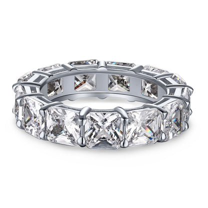 [ORA]Elegant Princess Cut Tennis Ring