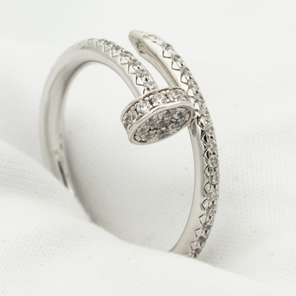[ORA]JUSTE RING 1.8MM SILBER DIAMANTEN