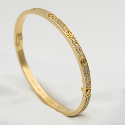 [ORA]LOVE BRACELET 3.65MM DIAMOND-PAVED