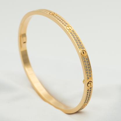 [ORA]LOVE BRACELET 3.65MM DIAMOND-PAVED