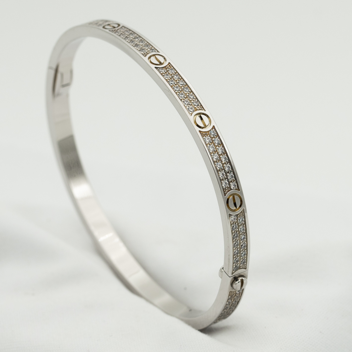 [ORA]LOVE BRACELET 3.65MM DIAMOND-PAVED