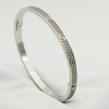 [ORA]LOVE BRACELET 3.65MM DIAMOND-PAVED