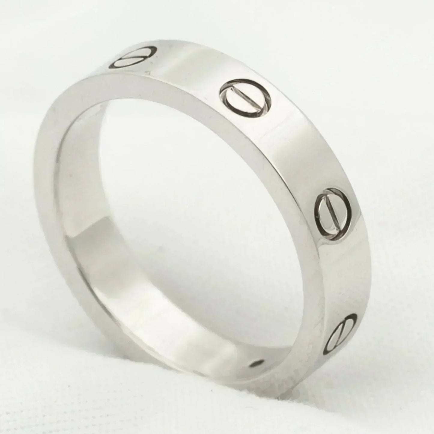 [ORA]LOVE RING 4MM 1 DIAMOND SILVER