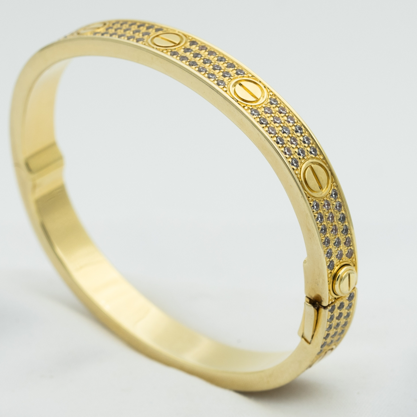 [ORA]LOVE BRACELET 6.1MM DIAMOND-PAVED