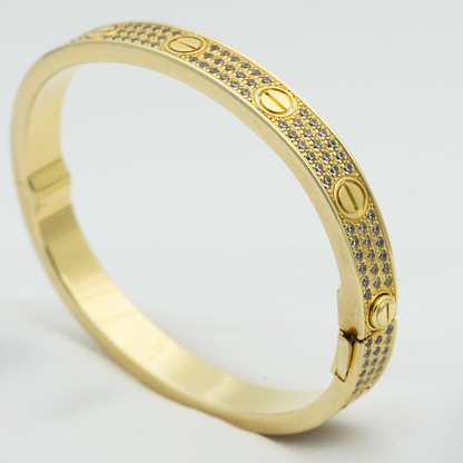[ORA]LOVE BRACELET 6.1MM DIAMOND-PAVED