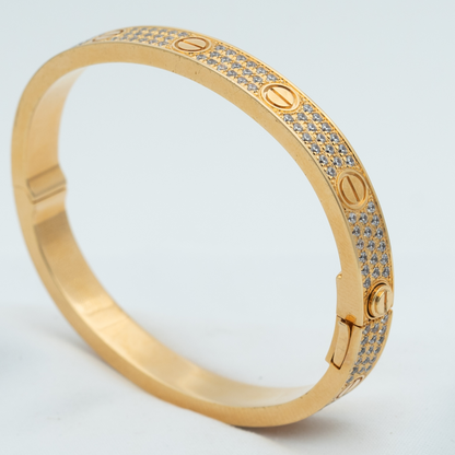 [ORA]LOVE BRACELET 6.1MM DIAMOND-PAVED