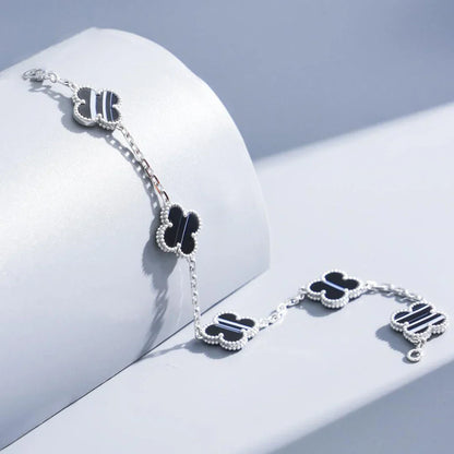 [ORA] CLOVER 5 MOTIF PULSAR STONE BRACELET COLLECTION