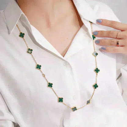 [ORA]CLOVER 20 MOTIFS MALACHITE GOLD