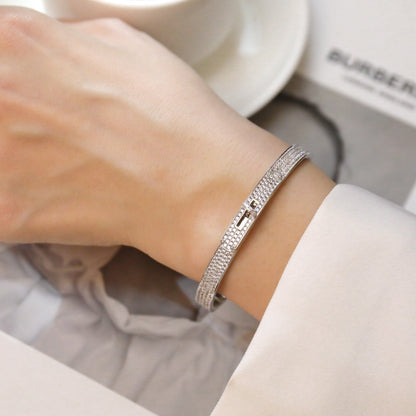 [ORA]KELLY BRACELET DIAMOND PAVED