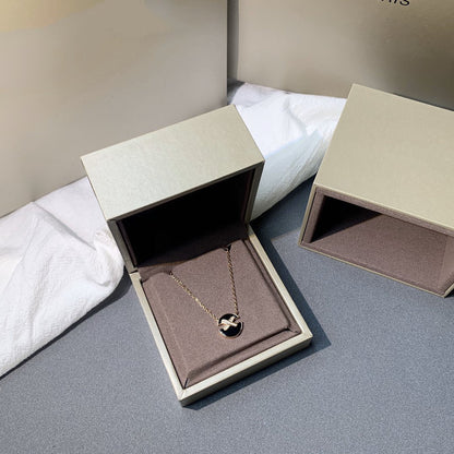 [ORA]JEUX DE PINK GOLD DIAMOND NECKLACE