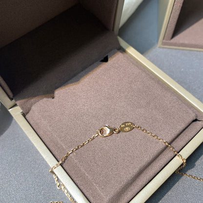 [ORA]JEUX DE PINK GOLD DIAMOND NECKLACE