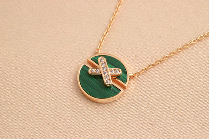 [ORA]JEUX DE ROSE GOLD DIAMOND NECKLACE