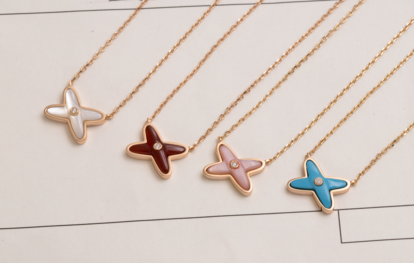 [ORA]JEUX DE NECKLACE 1 DIAMOND