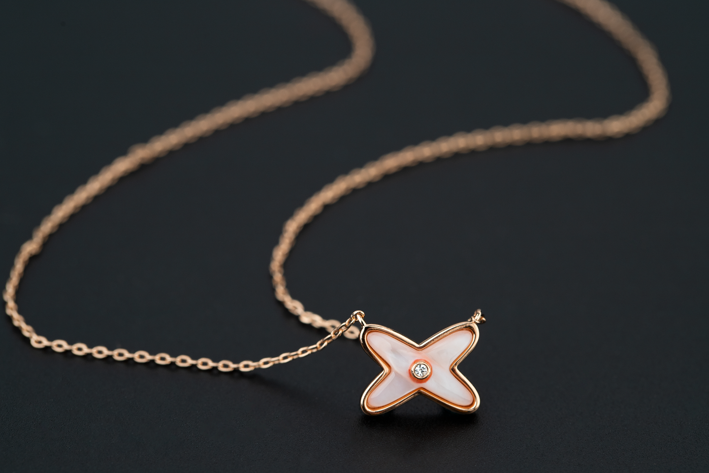 [ORA]JEUX DE NECKLACE 1 DIAMOND