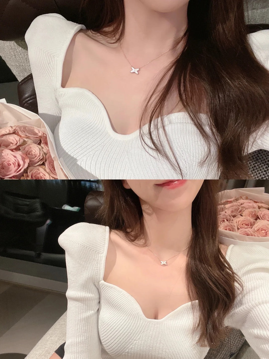 [ORA]JEUX DE NECKLACE 1 DIAMOND