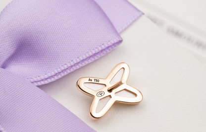 [ORA]JEUX DE WHITE MOP PINK GOLD DIAMOND EARRINGS