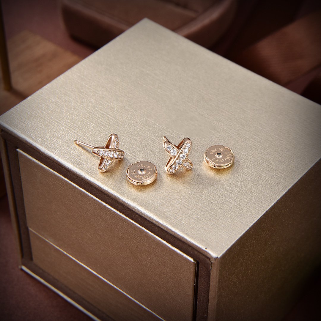 [ORA]JEUX DE GOLD DIAMOND EARRINGS