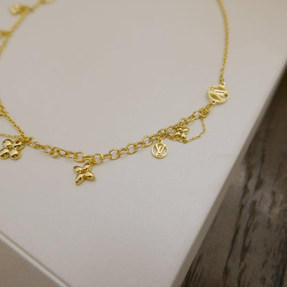[ORA]BLOOMING SUPPLE NECKLACE BRASS