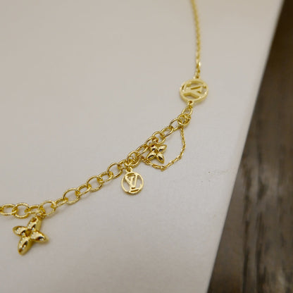 [ORA]BLOOMING SUPPLE NECKLACE BRASS