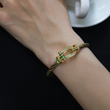 [ORA]FORCE 10 GOLD GREEN DIAMOND PAVED