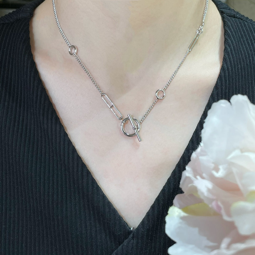[ORA]HM STERLING CHAINE D'ANCRE HEART