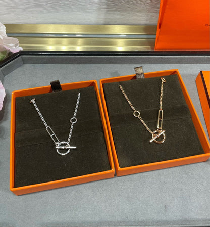 [ORA]HM STERLING CHAINE D'ANCRE HEART