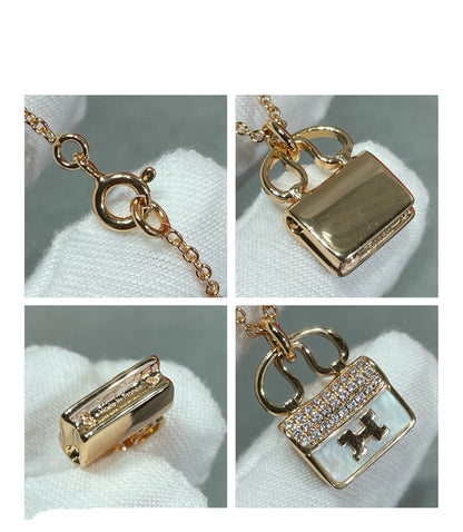 [ORA]H CIRCE MOISSANITE PENDANT NECKLACE GOLD