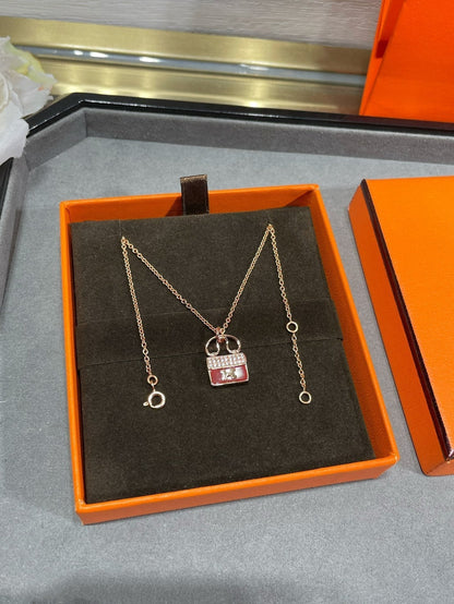 [ORA]H CIRCE MOISSANITE PENDANT NECKLACE GOLD