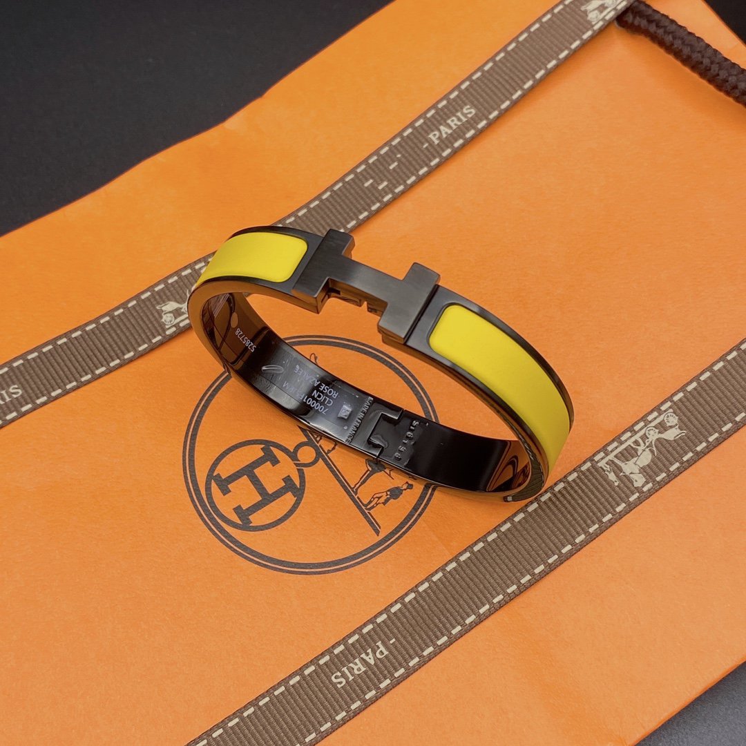 [ORA]CLIC HM SO BLACK YELLOW BRACELET