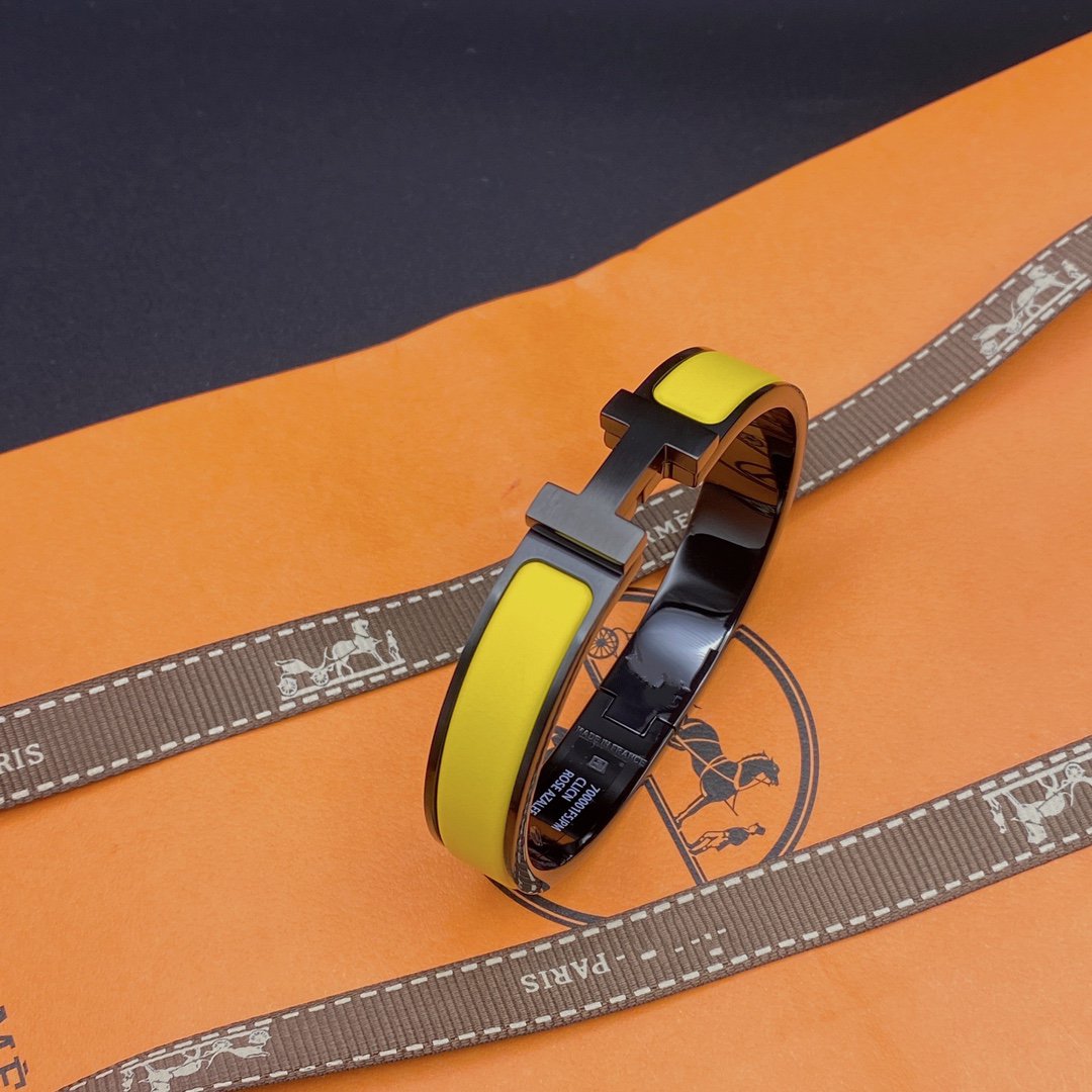 [ORA]CLIC HM SO BLACK YELLOW BRACELET