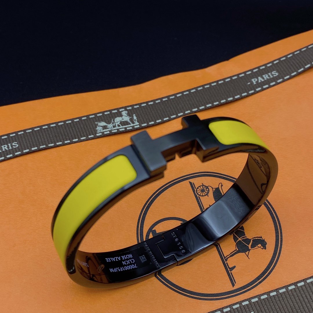 [ORA]CLIC HM SO BLACK YELLOW BRACELET