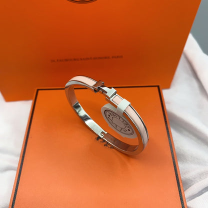 [ORA]CLASSIC HM CLIC  PINK 8MM ENAMEL BRACELET