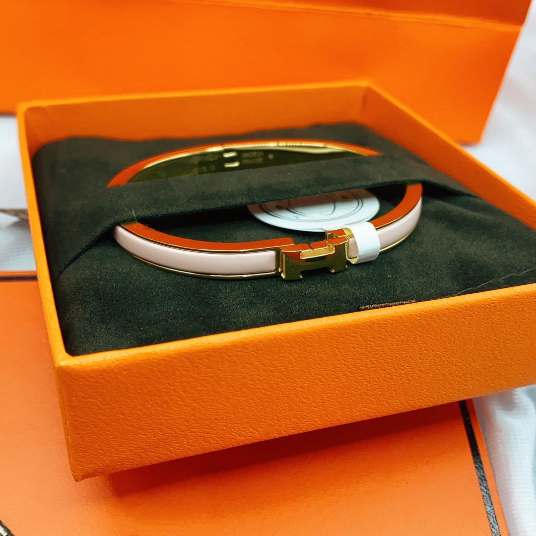 [ORA]CLASSIC HM CLIC  PINK 8MM ENAMEL BRACELET