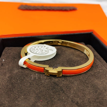 [ORA]CLASSIC HM CLIC RED 8MM ENAMEL BRACELET